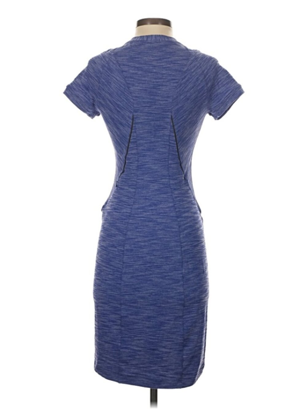 Lululemon &go Where-To Dress Heathered Sapphire Blue Size 4 - Picture 3 of 5